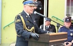 Przekazanie nowego samochodu ratowniczo-gaśniczego dla Ochotniczej Straży Pożarnej Wilkowo Polskie