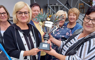 Zdjęcie przedstawia Panią Burmistrz Honoratę Kozłowską