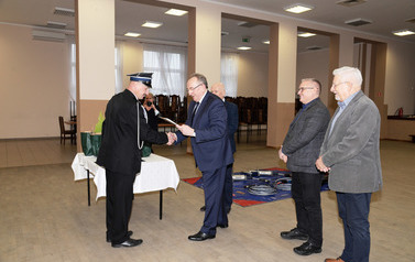 Przekazanie sprzętu specjalistycznego dla OSP Wilkowo Polskie
