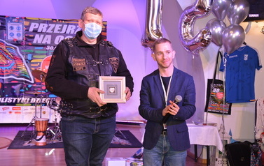 Prezes Sekcji Motocyklowej LOK na WOŚP
