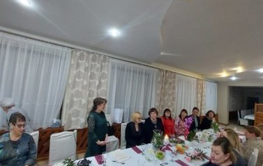 Podziękowania dla Przewodniczącej i Zarządu KGW w Śniatach