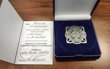 Odznaczenie Burmistrz Wielichowa Honoraty Kozłowskiej