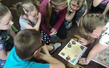 Dzień dziecka w filii bibliotecznej w Wilkowie Polskim