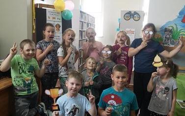 Dzień dziecka w filii bibliotecznej w Wilkowie Polskim