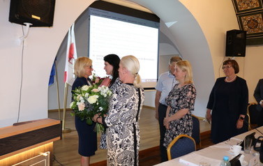 Sesja absolutoryjna Burmistrz Wielichowo Honoraty Kozłowskiej