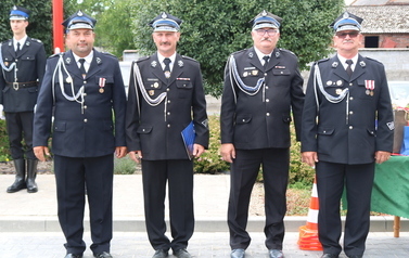 Przekazanie nowego samochodu ratowniczo-gaśniczego dla Ochotniczej Straży Pożarnej Wilkowo Polskie