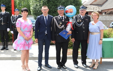 Przekazanie nowego samochodu ratowniczo-gaśniczego dla Ochotniczej Straży Pożarnej Wilkowo Polskie