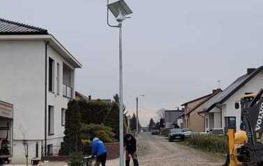 Oświetlenie solarne w Łubnicy