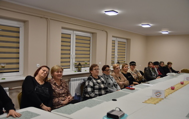 zdjęcie przedstawia zebranie sprawozdawcze KGW Łubnica