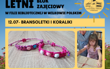 zdjęcia przedstawiają zajęcia z bransoletkami