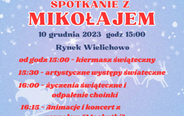 zdjęcie przedstawia plakat - mikołajki 2023