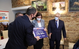 Przedstawiciele Starostwa Powiatowego w Grodzisku Wielkopolskim