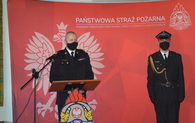 Przekazanie promes na zakup  samochod&oacute;w ratowniczo-gaśniczych dla OSP