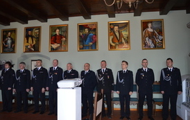 Przekazanie promes na zakup  samochod&oacute;w ratowniczo-gaśniczych dla OSP