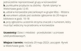 Konkurs Święto Pieczarki plus regulamin