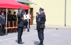 Przekazanie nowego samochodu ratowniczo-gaśniczego dla Ochotniczej Straży Pożarnej Wilkowo Polskie