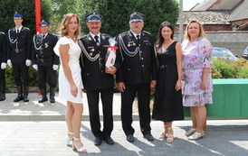 Przekazanie nowego samochodu ratowniczo-gaśniczego dla Ochotniczej Straży Pożarnej Wilkowo Polskie