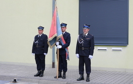 Przekazanie nowego samochodu ratowniczo-gaśniczego dla Ochotniczej Straży Pożarnej Wilkowo Polskie
