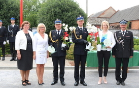 Przekazanie nowego samochodu ratowniczo-gaśniczego dla Ochotniczej Straży Pożarnej Wilkowo Polskie