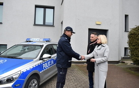 Zdjęcie przedstawia osoby, biorące udział w odprawie rocznej 