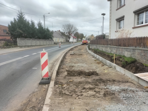 Przebudowa drogi wojew&oacute;dzkiej nr 312 w&nbsp;m. Ziemin polegająca na&nbsp;budowie drogi dla rower&oacute;w