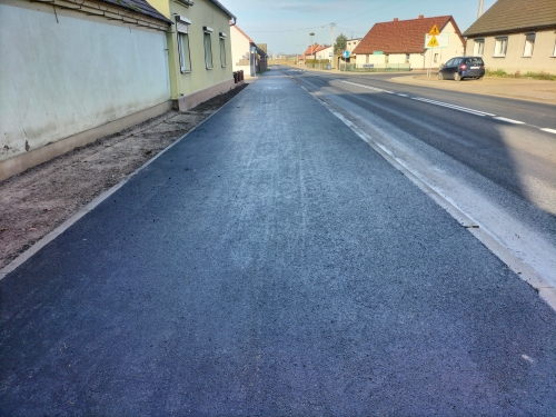 Przebudowa drogi wojew&oacute;dzkiej nr 312 w&nbsp;m. Ziemin polegająca na&nbsp;budowie drogi dla rower&oacute;w