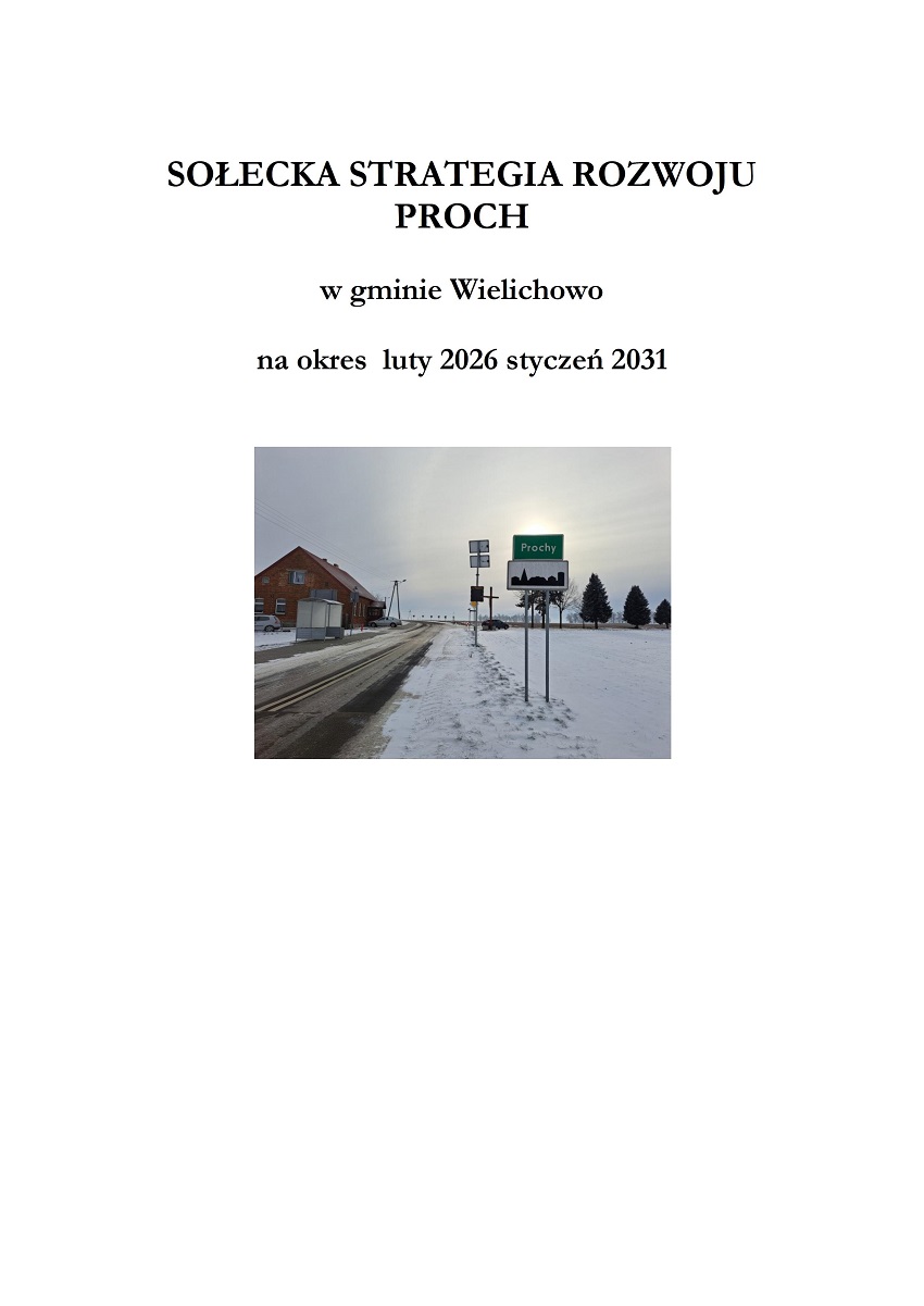 Sołecka Strategia Rozwoju Proch