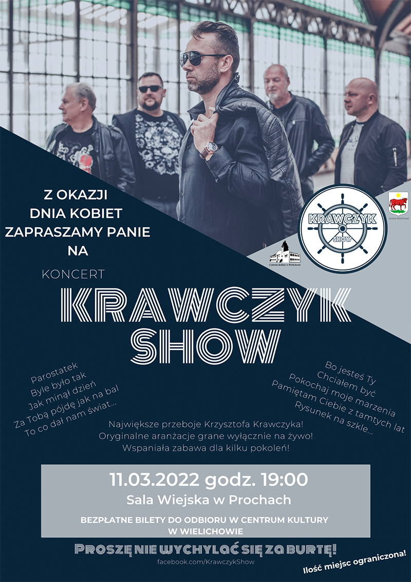Plakat Krawczyk szow