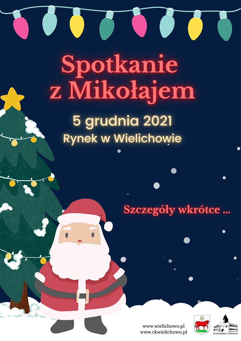 Plakat Spotkanie z Mikołajem