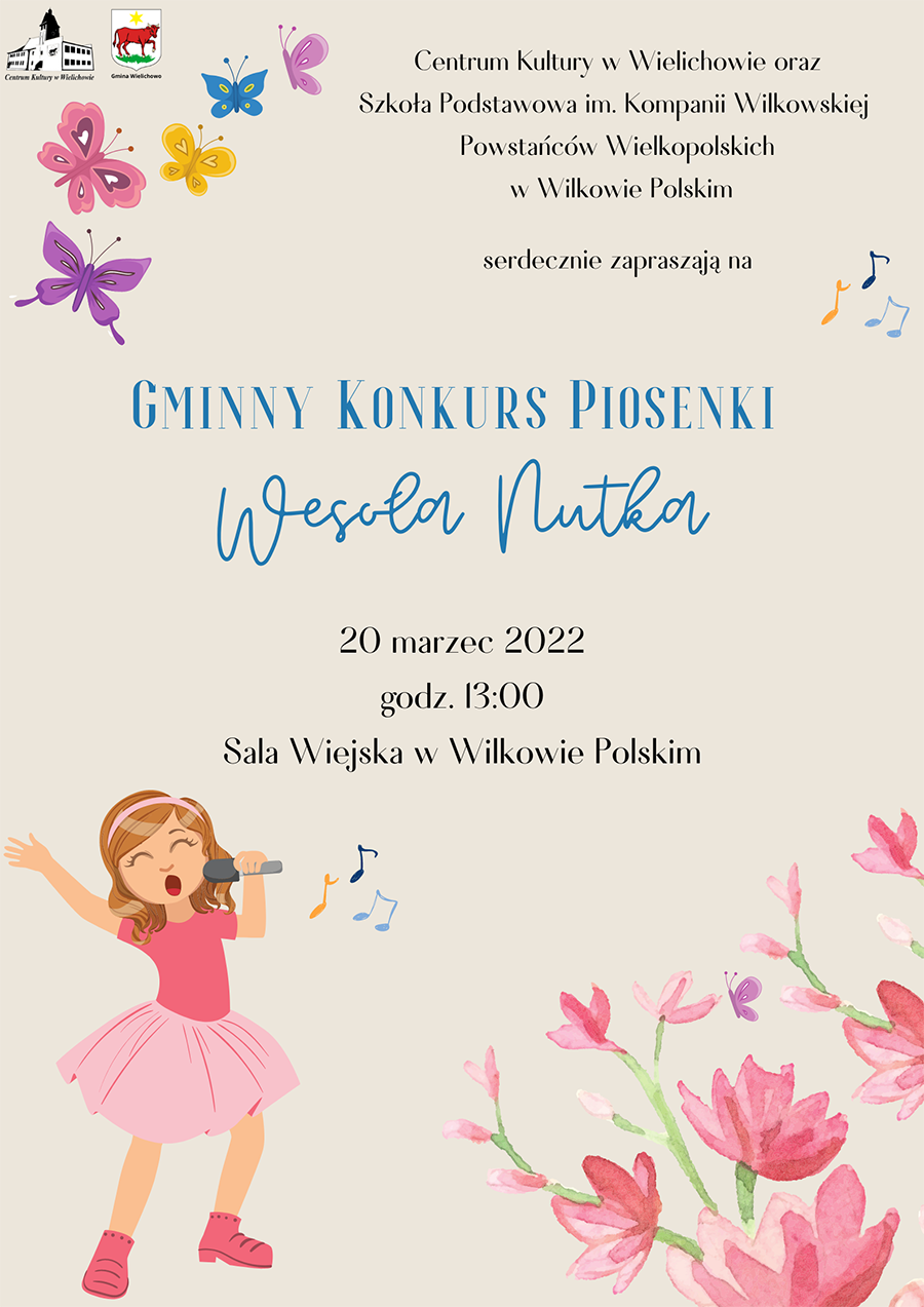 Plakat wesoła nutka