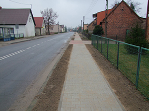 Remont chodnika w ciągu drogi Powiatowej