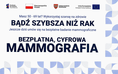 Zdjęcie do Bezpłatne badania mammograficzne