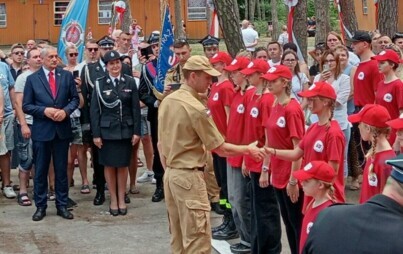 Zdjęcie do XVII Międzypowiatowy Ob&oacute;z szkoleniowo-wypoczynkowy Młodzieżowych Drużyn Pożarniczych w Brennie