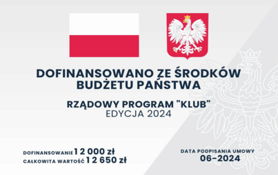 Zdjęcie do LKP Pieczarka Wielichowo wsparta Rządowym programem &quot;Klub&quot; 2024