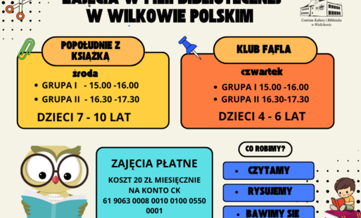 Zdjęcie do FILIA BIBLIOTECZNA W WILKOWIE POLSKIM