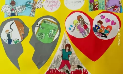 Zdjęcie do Rozstrzygnięcie konkursu plastycznego pt. &bdquo;Chcę domu i szkoły bez przemocy&rdquo;  