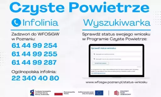 Trwa nabór wniosków w ramach nowej odsłony Programu Czyste Powietrze