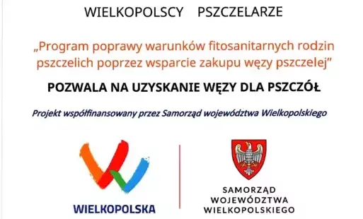 Program poprawy warunków fitosanitarnych rodzin pszczelich poprzez wsparcie zakupu węzy pszczelej