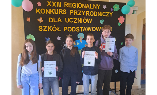 Uczniowie Szkoły Podstawowej w Wielichowie najlepsi na Regionalnym Konkursie Przyrodniczym