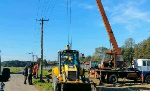 Zdjęcie do Wymiana słup&oacute;w energetycznych w m. Augustowo