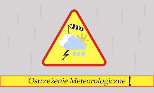 Ostrzeżenie meteorologiczne - burze