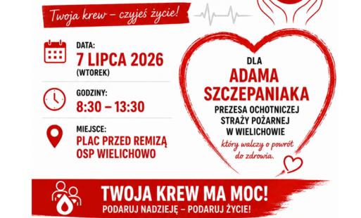 Akcja krwiodawca dla Adama Szczepaniaka