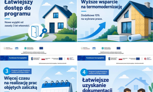 Zmiany w Programie Czyste Powietrze. Od 20 lipca łatwiej skorzystasz z dotacji.