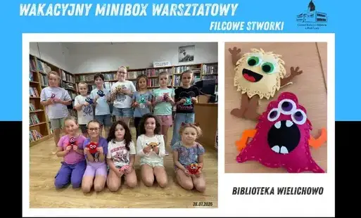 Wakacyjny Minibox Warsztatowy – Filcowe stworki