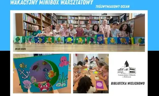 Wakacyjny Minibox Warsztatowy – Trójwymiarowy ocean 
