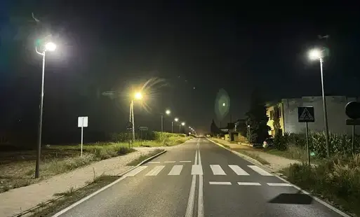 Montaż lamp solarnych na terenie gminy Wielichowo