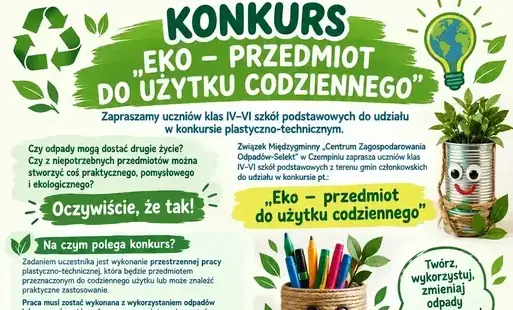 Konkurs „Eko – przedmiot do użytku codziennego”