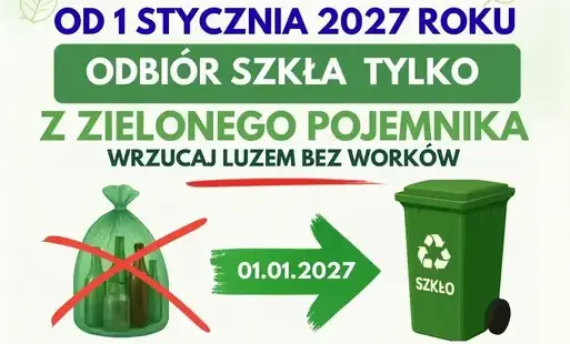 Ważna zmiana w odbiorze szkła od 1 stycznia 2027 r.