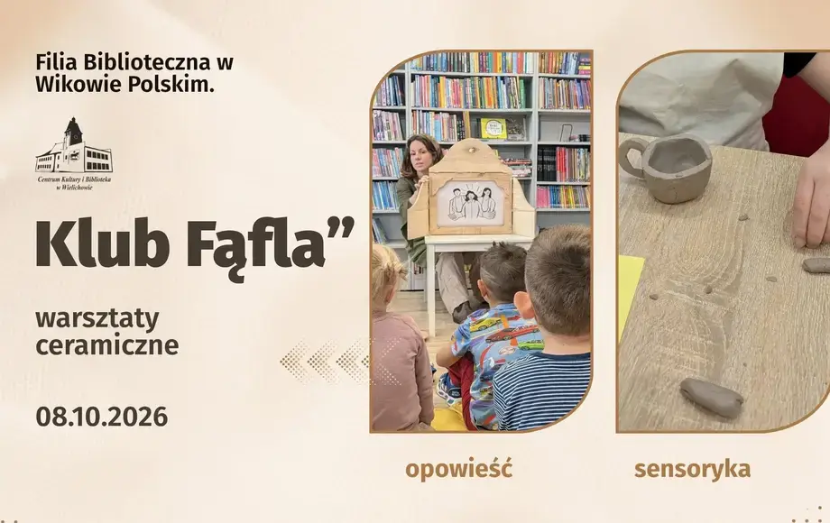 Warsztaty ceramiczne dla dzieci w „Klubie Fąfla”