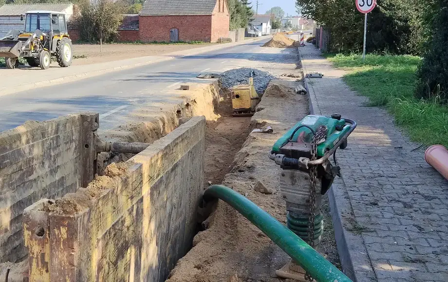 Budowa kanalizacji sanitarnej w Trzcinicy